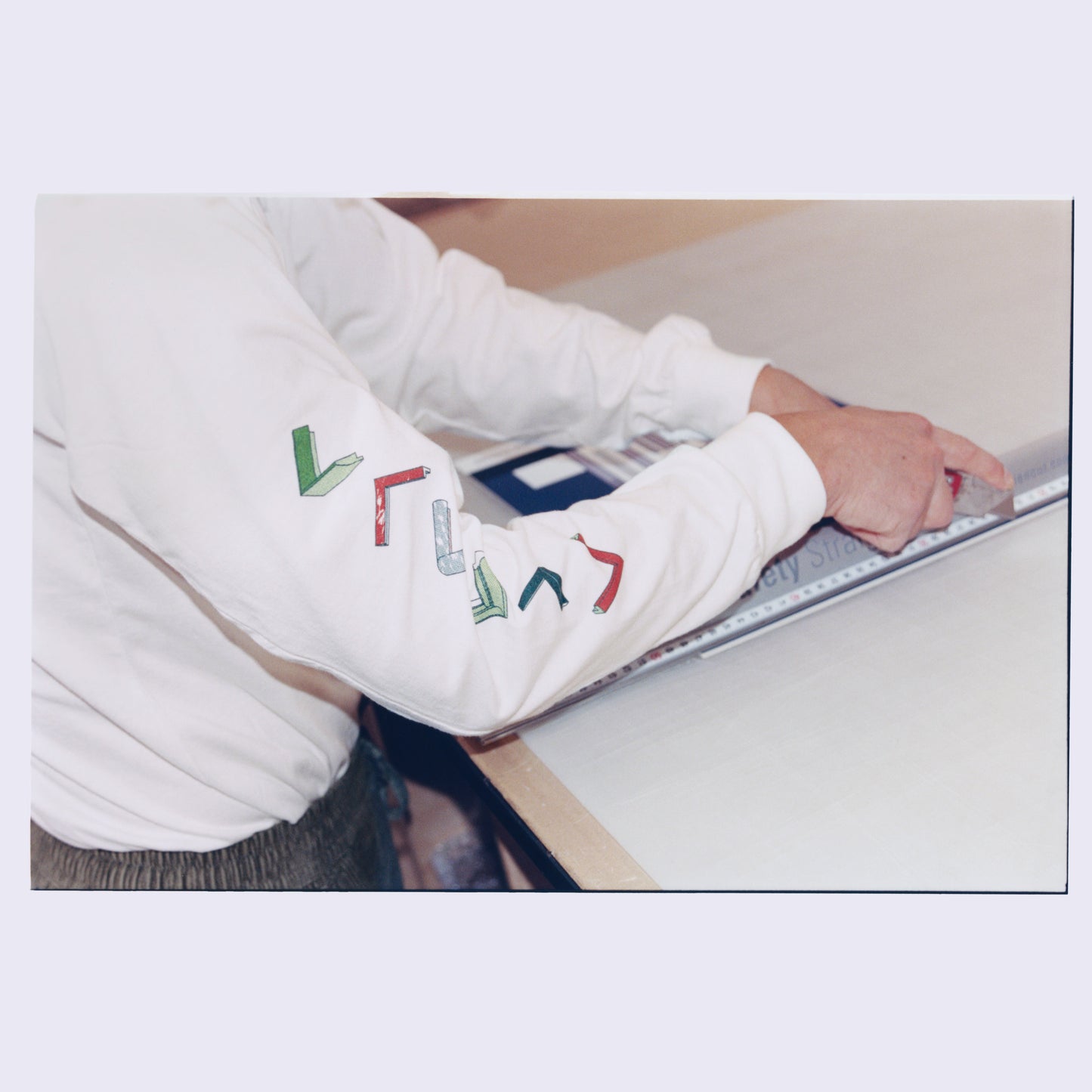 Long sleeve T-shirt Green/Red