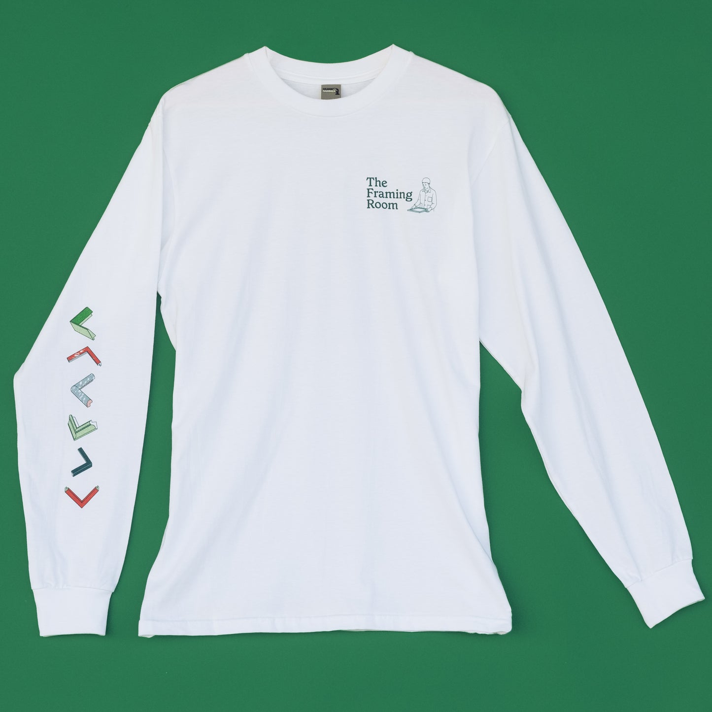 Long sleeve T-shirt Green/Red
