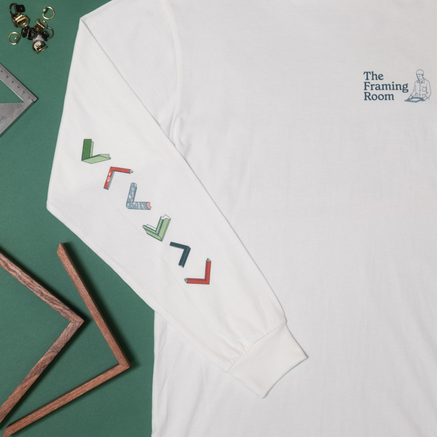 Long sleeve T-shirt Green/Red